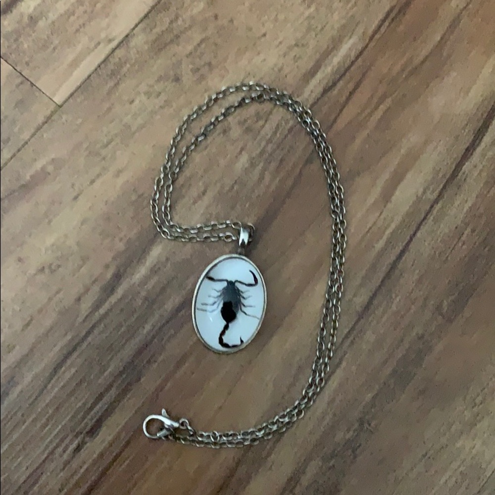 Scorpion pendant necklace